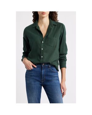 Frank & Eileen Eileen Relaxed Button-Up Shirt - Green