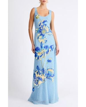 HELSI Jackie Beaded Gown - Blue