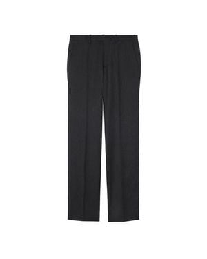 Burberry Wool Cashmere Sloane Tailored Pants - Black