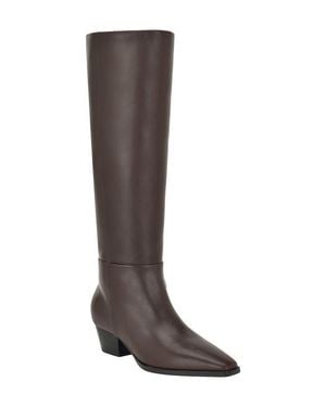 Calvin Klein Varcey Knee High Boot - Brown