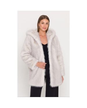 Generation Love Eden Faux Fur Coat - Natural