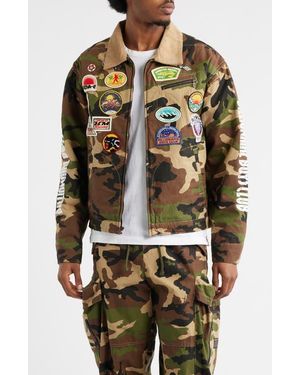 BBCICECREAM Bb Starcast Camo Cotton Ripstop Jacket - Multicolor
