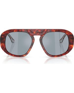 Ferrari 54Mm Polarized Pillow Sunglasses - Gray
