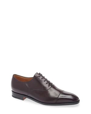John Lobb City Ii Cap Toe Oxford - Brown