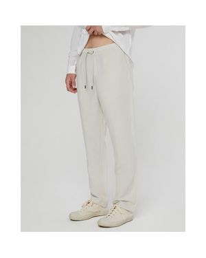 Onia Air Linen Pull-On Pant - Gray