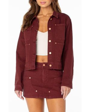 Roxy Reel Life Denim Jacket - Red