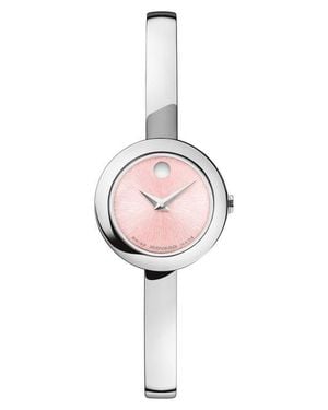Movado Museum Round Bangle Watch, 21.50Mm X 7.45Mm - Pink