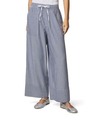 Splendid Ella Stripe Wide Leg Pants - Blue