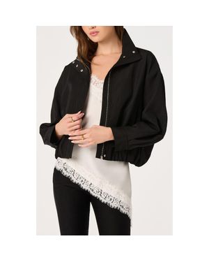 Astr Collins Bomber Jacket - Black