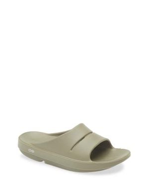 OOFOS Ooahh Slide Sandal - Green