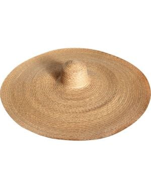 BrunnaCo The Solana Oversized Straw Hat - Natural