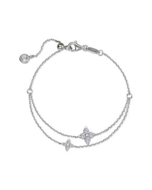Lafonn Trillium Simulated Diamond Station Bracelet - White