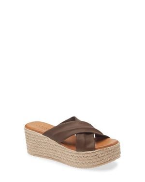 Cordani Bella Espadrille Wedge Sandal - Brown