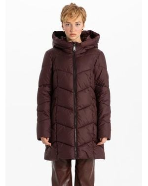 Point Zero Classic Long Puffer Design - Brown
