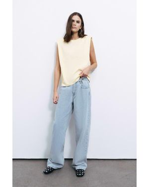 Nocturne Padded Basic T-Shirt - White