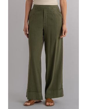 Kut From The Kloth Meg High Waist Ankle Wide Leg Pants - Green