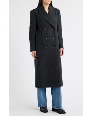 Bernardo Prescott Herringbone Coat - Black