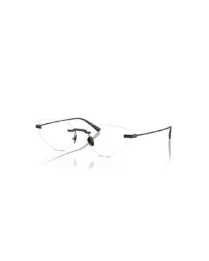Ferrari 57Mm Irregular Optical Glasses - Black
