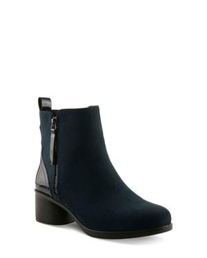 Flexus by Spring Step Carawey Block Heel Bootie - Black