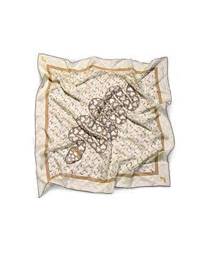 Henelle Large Silk Scarf - Natural