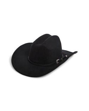 Treasure & Bond Baby Buckle Western Cowboy Hat - Black