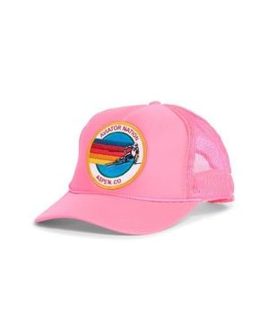 Aviator Nation Signature As Vintage Low Rise Trucker Hat - Pink