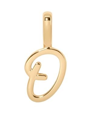 MADE BY MARY Script Initial Charm Vermeil - Metallic