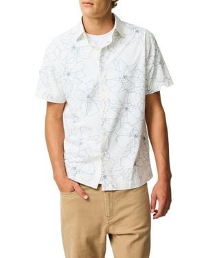 Rodd & Gunn Bird Rock Short Sleeve Button-Up Shirt - White