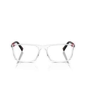 Prada Linea Rossa 57Mm Rectangular Optical Glasses - Multicolor