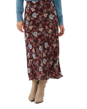 Karen Kane Bias Cut Midi Skirt - Multicolor