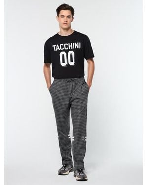 Sergio Tacchini Dallas Houndstooth Track Pant - Blue