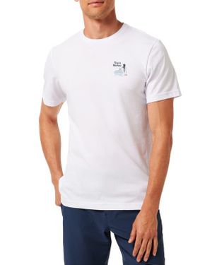 Travis Mathew Cloudless Sky Graphic T-Shirt - White