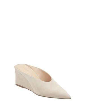 Marc Fisher Malley Pointed Toe Mule - Natural