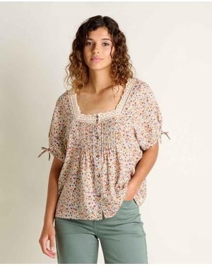 Toad & Co. Manzana Peasant Shirt - Natural