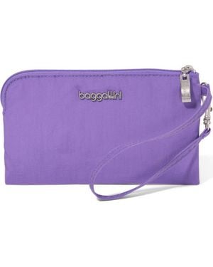 Baggallini Rfid Wristlet Wallet - Purple