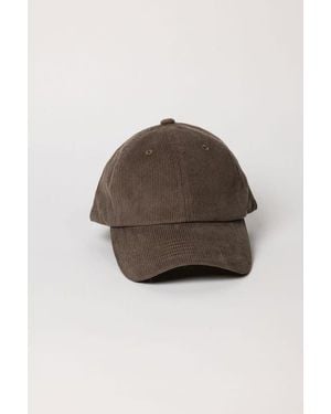 Hat Attack Cord Cap - Brown