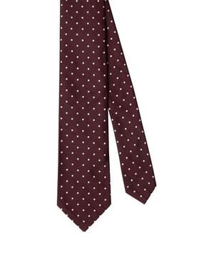 Robert Talbott Newman 7 Fold Sport Jacquard Necktie - Purple