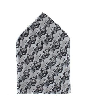 Trafalgar Ambrose Dapper Night 12X12 Silk Pocket Square - Gray