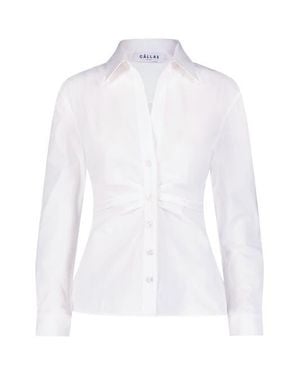 Callas Milano Savil Stretch Poplin Shirt - White