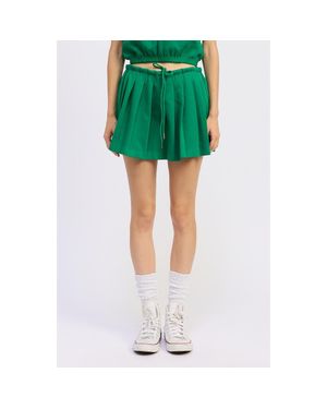 JACQUIE THE LABEL Sonnet Miniskirt - Green