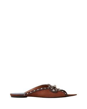 Lanvin Eclipse Arch Flat Mule - Brown