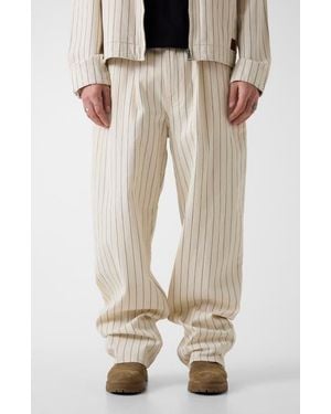 Guess G20 Super Baggy Pleat Pants - Natural