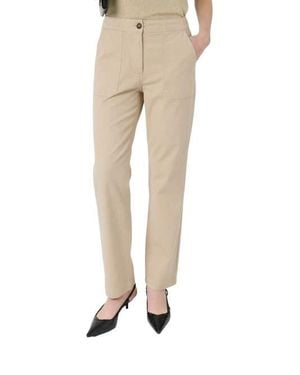Gerard Darel Audette High-Waisted Chinos - Natural