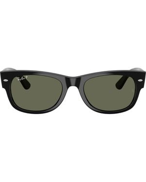 Ray-Ban Mega Wayfarer 55Mm Polarized Square Sunglasses - Brown
