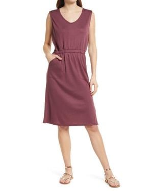 Splendid Hazel Rib Dress - Red