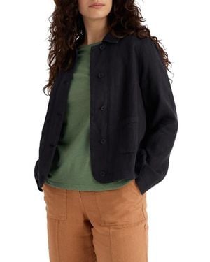 Seasalt Cornwall Arame Linen Jacket - Black