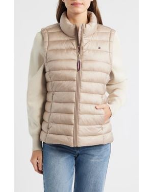 Tommy Hilfiger Quilted Packable Vest - Brown