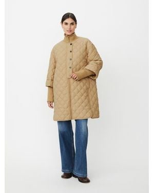 Masai Talvire High Neck Long Sleeve Coat - White