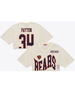 Mitchell & Ness Walter Payton Chicago Bears Retired Player Cropped Fashion Jersey - Natural