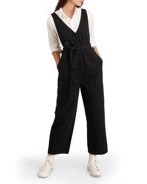 Alex Mill Ollie Upcycled Denim Overalls - Black